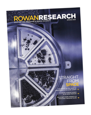 research magazine cover