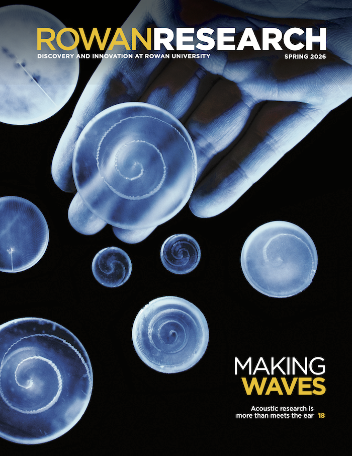 research magazine cover