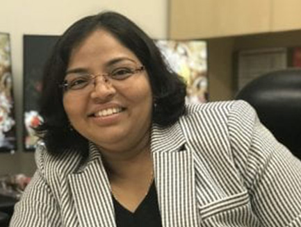 Photo of researcher Dr. Priya Santhanam