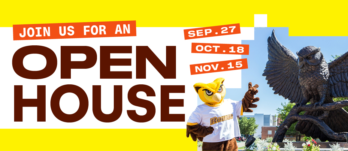 Join us for an Open House: Sep. 27, Oct. 18, Nov. 15